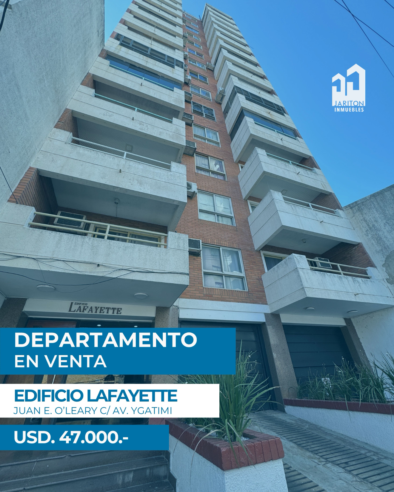 Departamento en venta con baja de precio en Tacumbú
