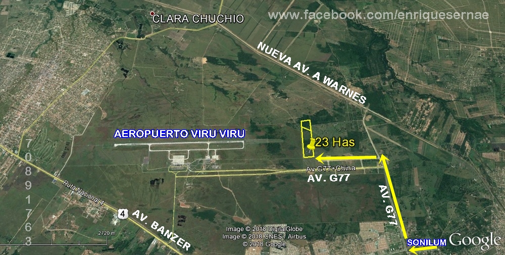Venta Propiedad 23.6 Has. - Junto Al Aeropuerto Viru Viru!