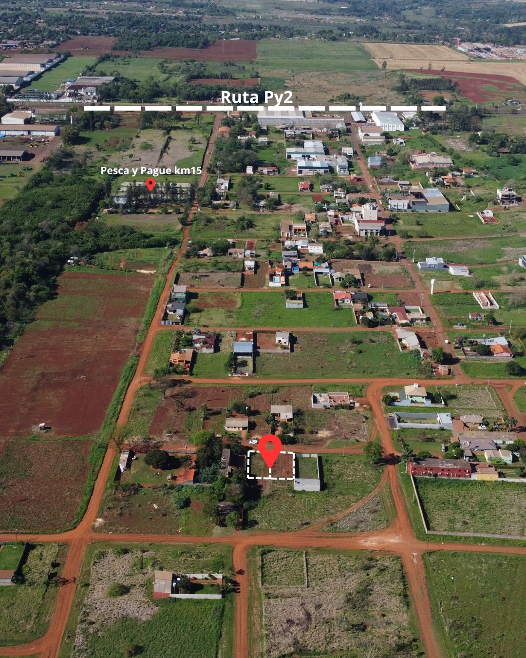 En venta 2 terreno juntos en minga guazu — foto 2