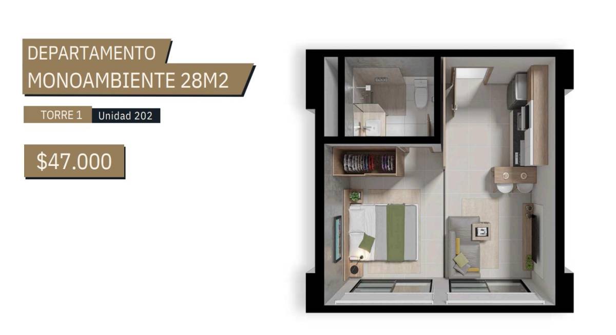 Monoambientes en reventa - Zuba Plaza — foto 2