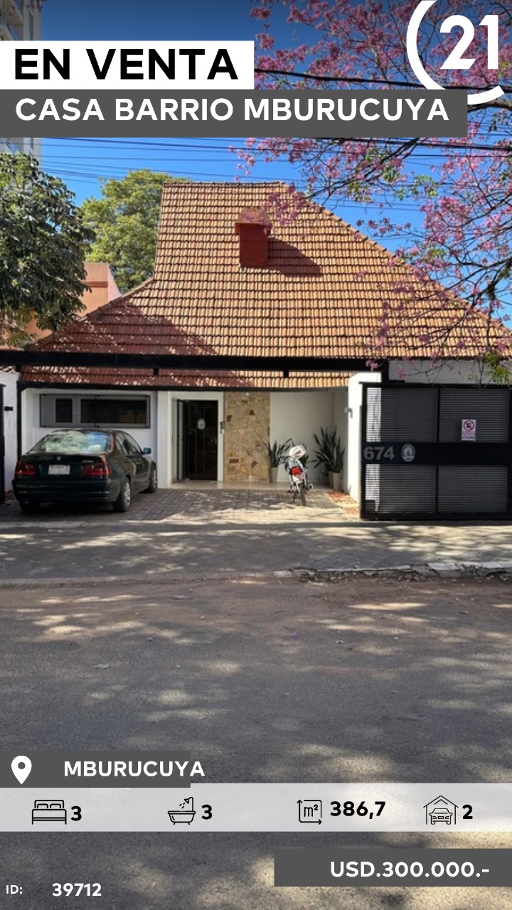 Casa en venta en Mburucuyá