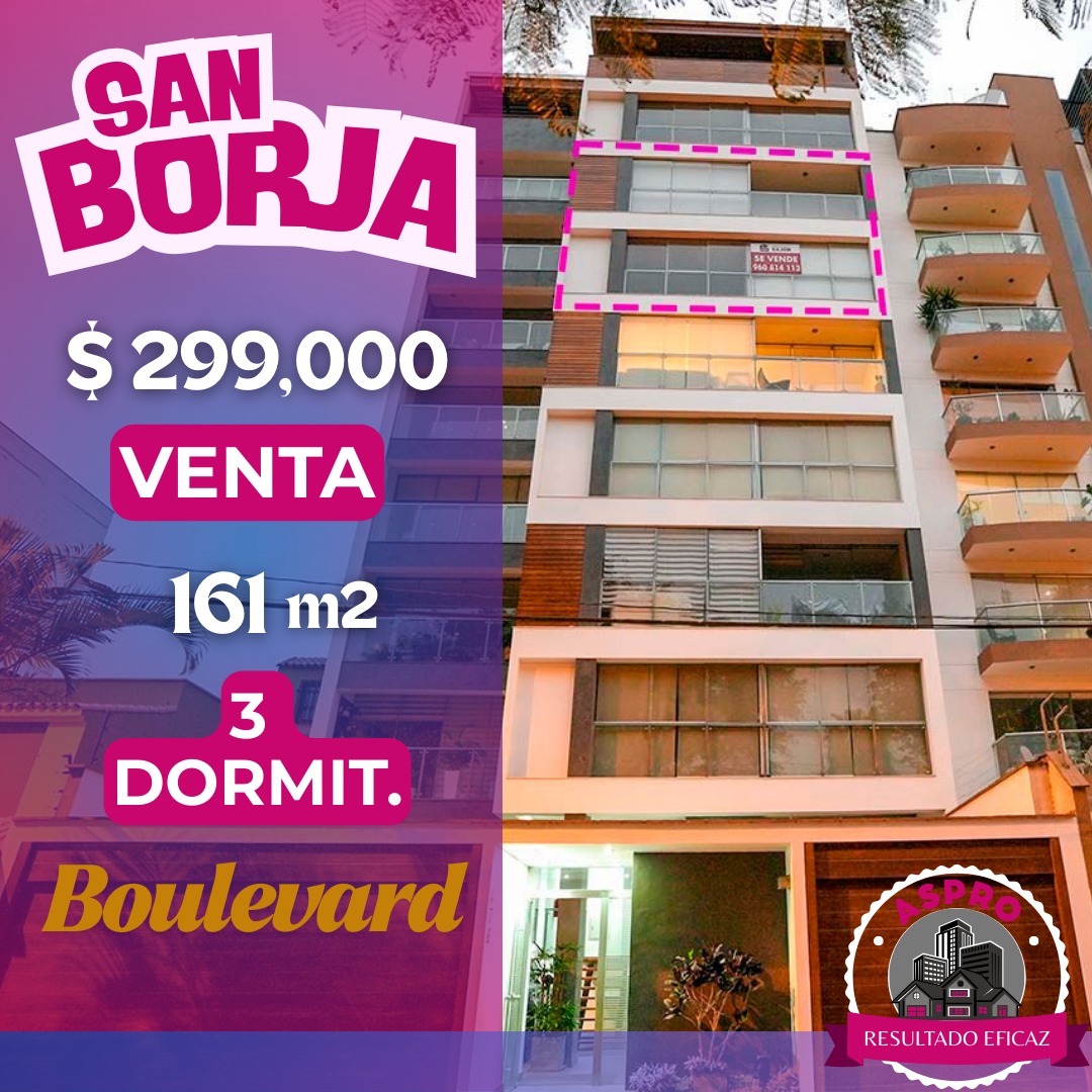 Departamento en venta en San Borja
