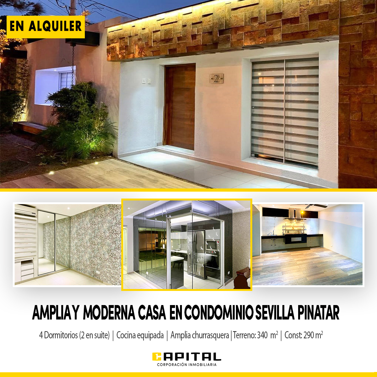 Casa en alquiler en Norte