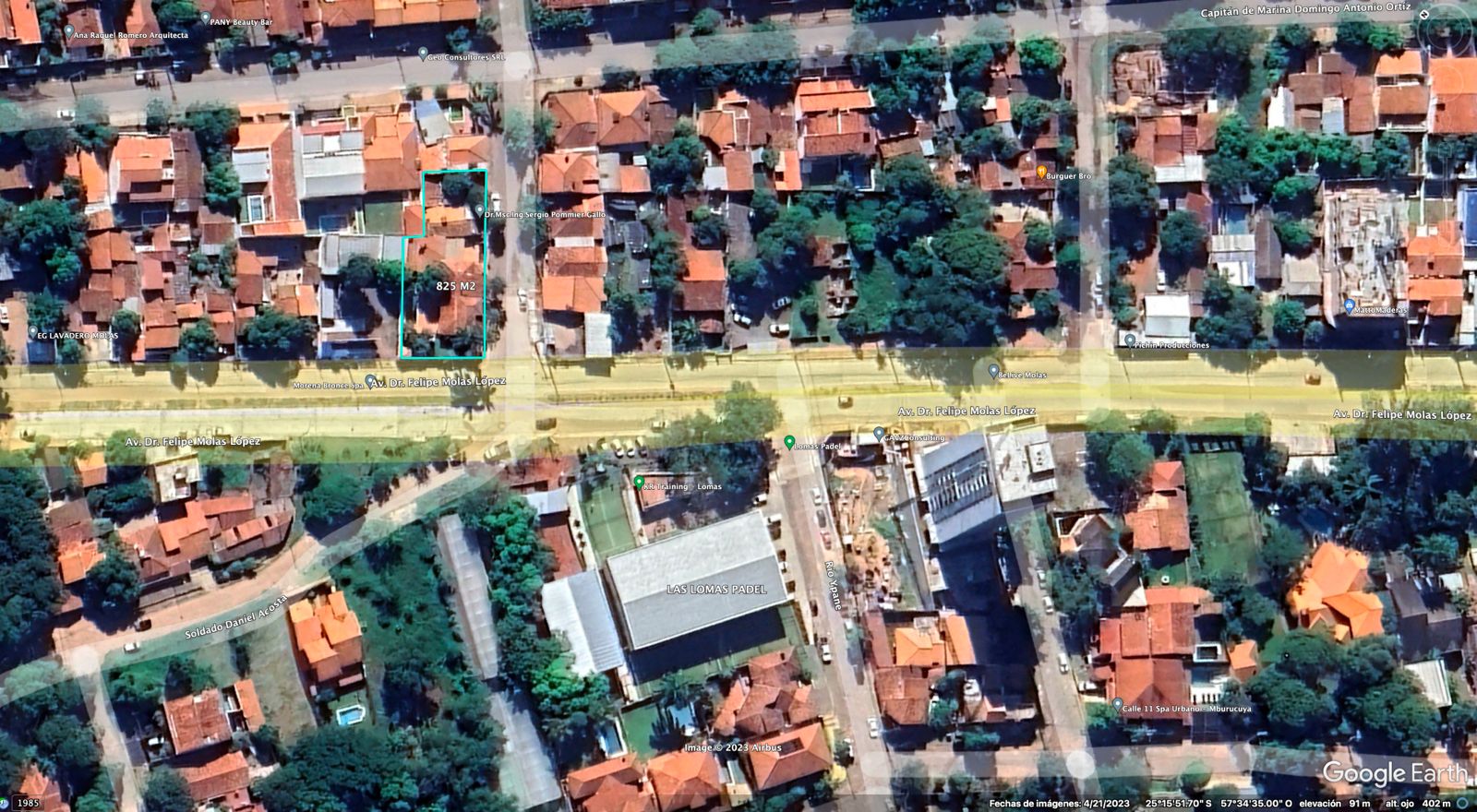 Vendo terreno en esquina. Zona Molas Lopez - Pellegrini. Cod 077 — foto 2