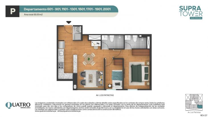 Departamento en venta en San Miguel