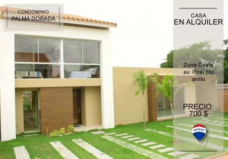 Casa En Condominio Palma Dorada