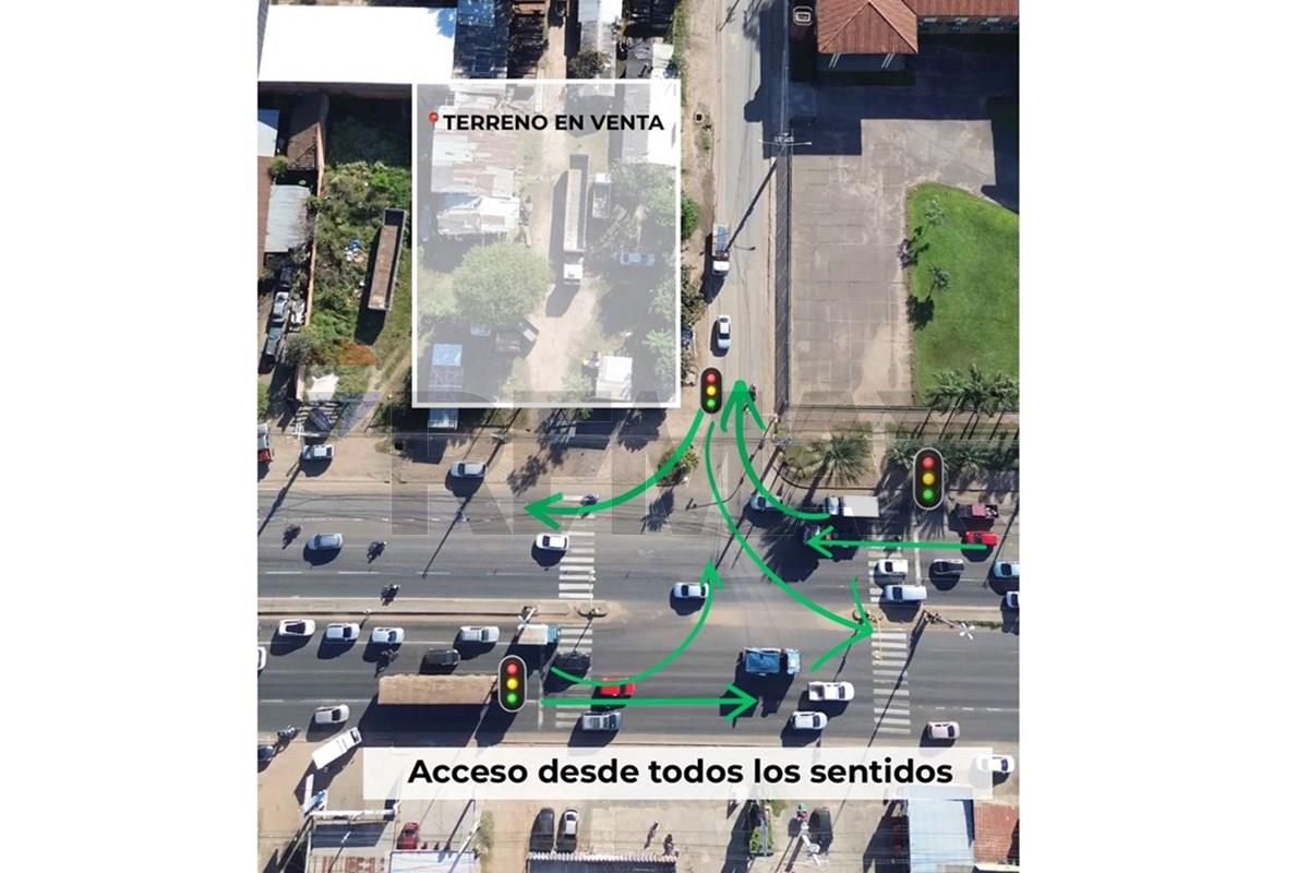 EN VENTA TERRENO DE 1.207 M2 EN ESQUINA SOBRE LA TRANSCHACO - foto 3