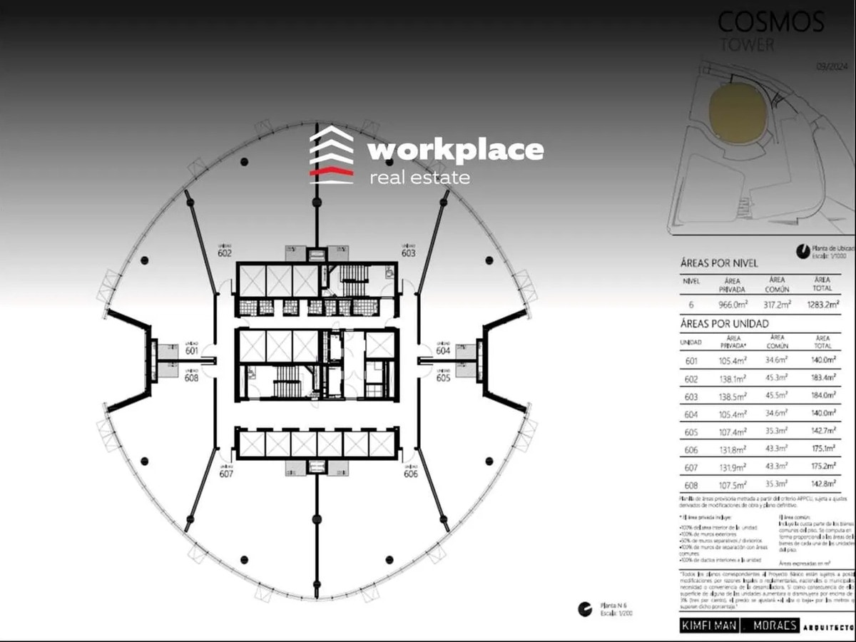 Alquiler Oficina Cosmos Tower / Df Buceo Con 4.000m2 De Amenities / A Estrenar · Foto 8