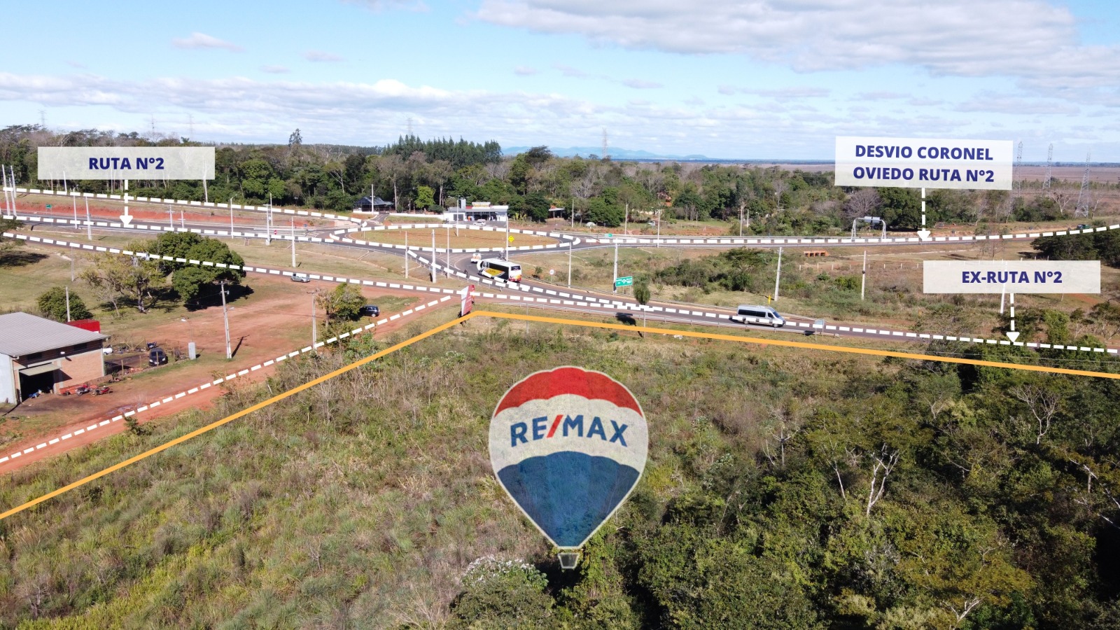 HECTAREAS EN VENTA FRENTE A LA ROTONDA PRINCIPAL DE CORONEL OVIEDO — foto 2