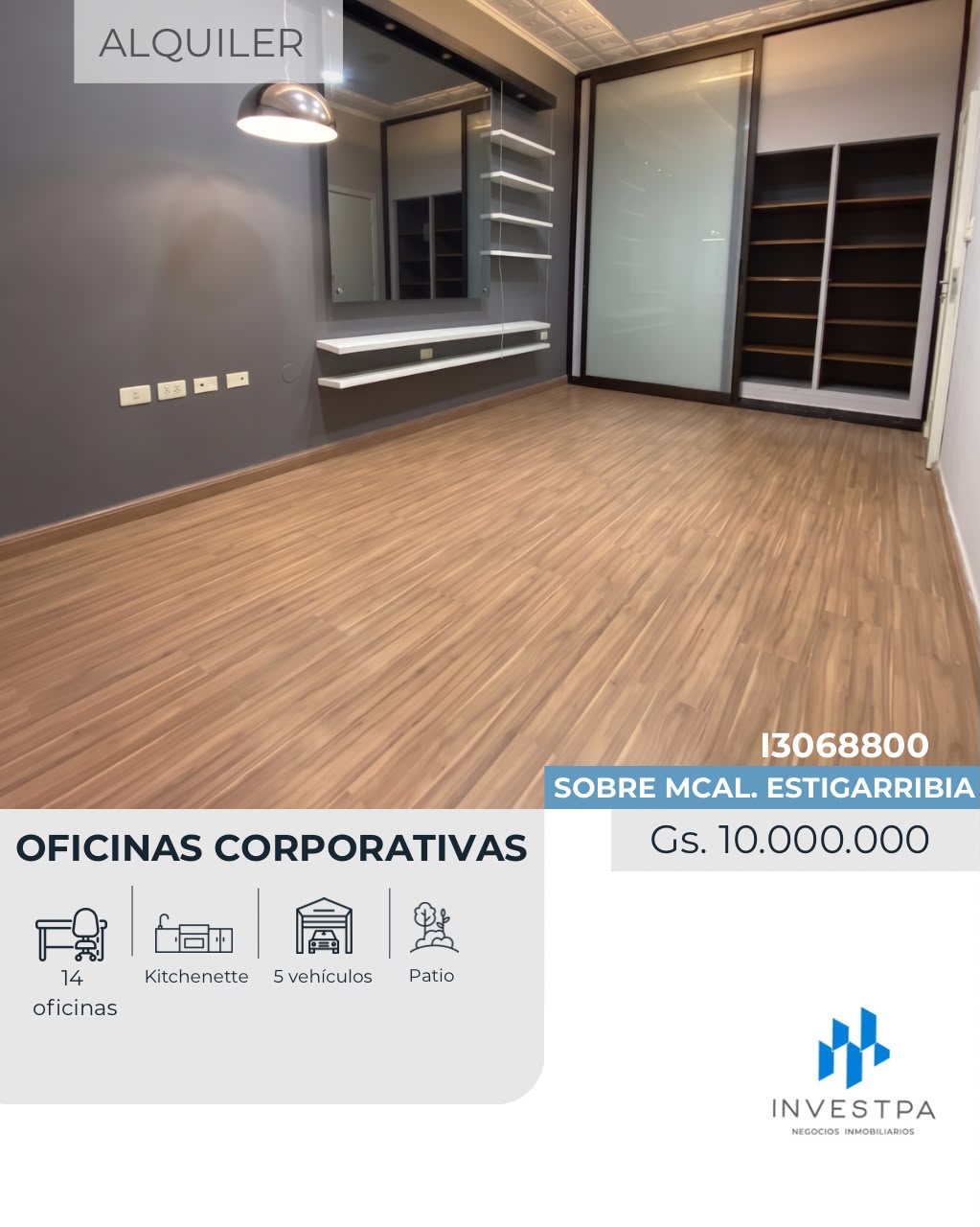 EN ALQUILER OFICINA CORPORATIVA SOBRE MCAL. ESTIGARRIBIA — foto 2