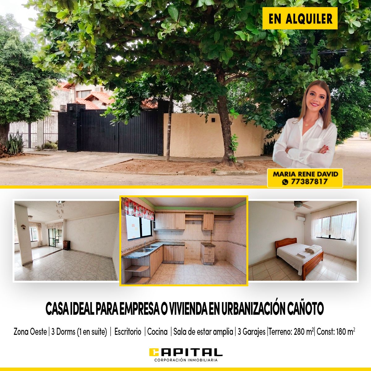 Casa en alquiler en Oeste