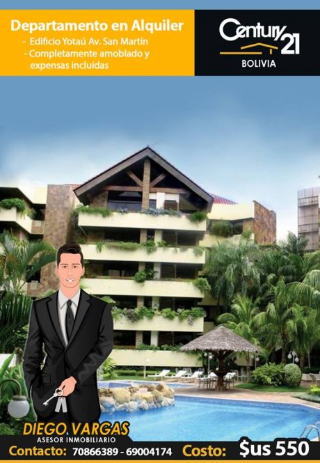 Departamento En Edificio Yotau