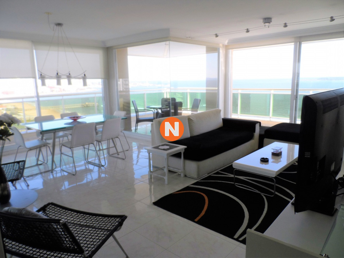 Apartamento en Alquiler, Mansa, Punta del Este, 3 Dormitorios. · Foto 3