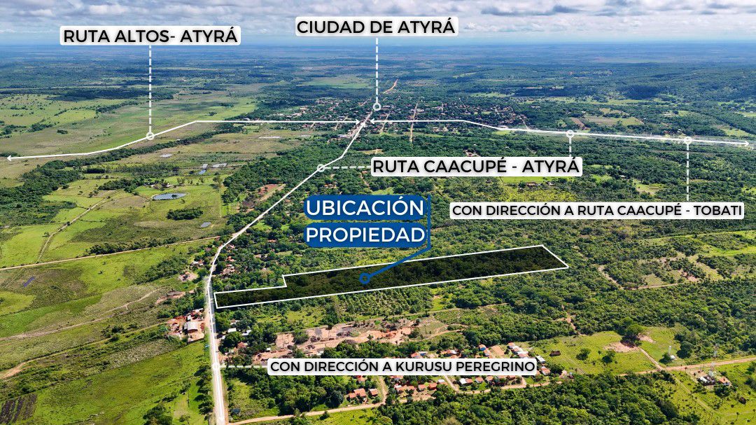 Vendo Terreno de 3 hectáreas en Atyra ideal para Quinta — foto 2