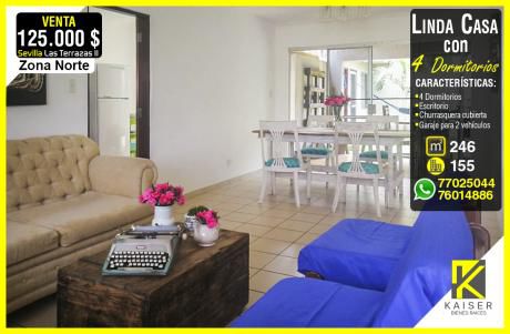Linda Casa De 4 Dormitorios En Condominio Privado