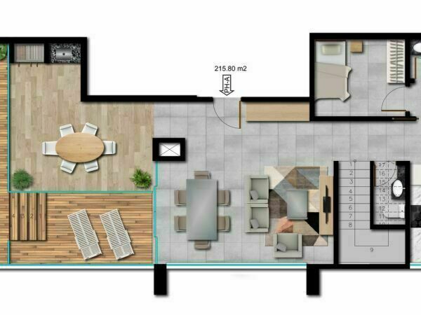 VENDO HERMOSO Y AMPLIO PENHOUSE EN EDIFICIO FRONTERRA — foto 3