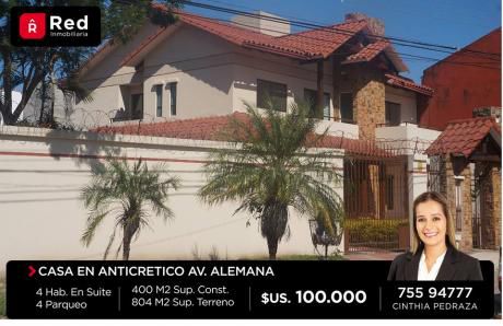 Amplia Casa En Anticretico!!
