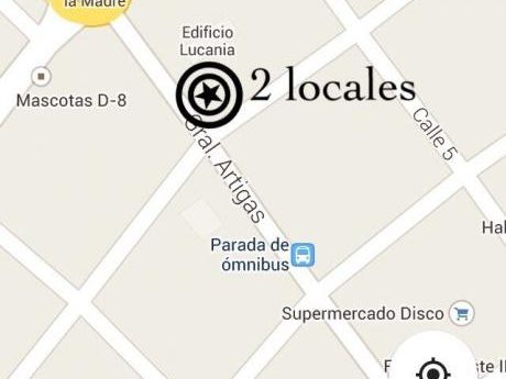 2 Locales Comerciales En Atlántida Sobre Calle Artigas -inmobiliaria Calipso
