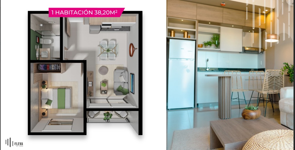ALQUILO DPTO DE 1 DORMITORIO - ZONA DISTRITO PERSEVERANCIA — foto 2