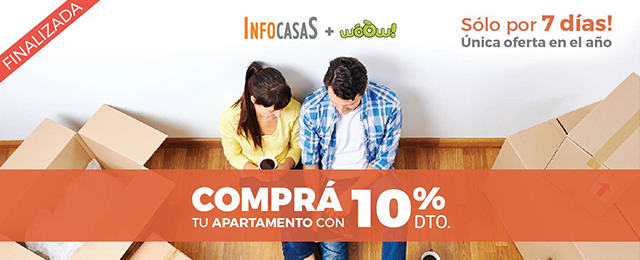 InfoCasas y woOw! lanzan la oferta del año
