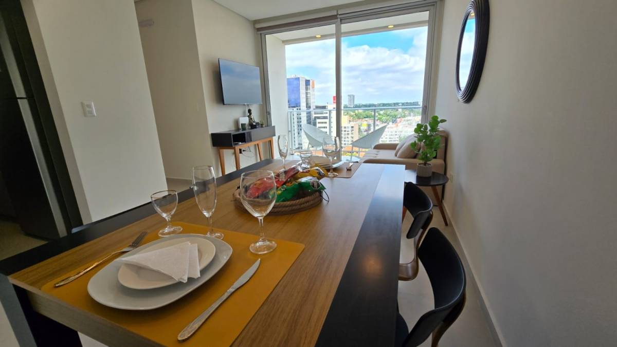 EN VENTA DEPARTAMENTO AMOBLADO ZONA SHOPPING DEL SOL OPORTUNIDAD! — foto 2