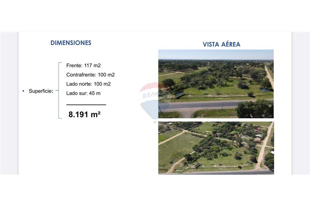 Terreno en Doble Esquina (8.191 m²) sobre Ruta N° 1, Villa Florida (Comercial) — foto 3