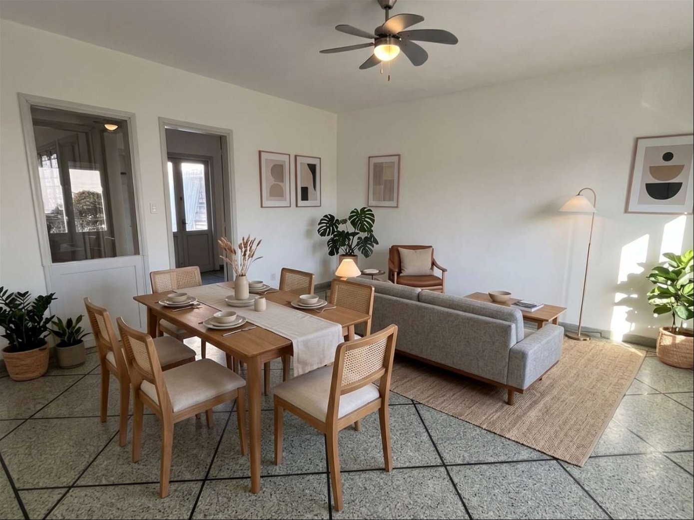 Apartamento tipo casa sin gastos comunes en Parque Batlle 2 dormitorios con parrillero exclusivo