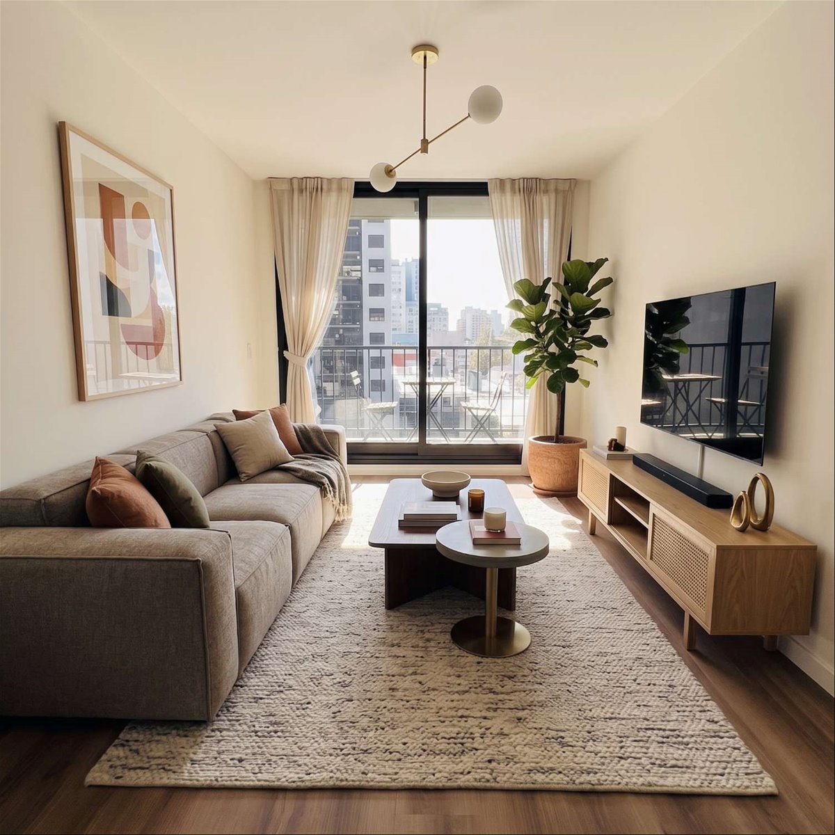 Alquiler de apartamento a estrenar de 1 dormitorio en Cordón · Foto 1