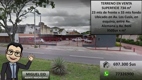 En Venta Terreno En Excelente Ubicacion Av. Los Cusis