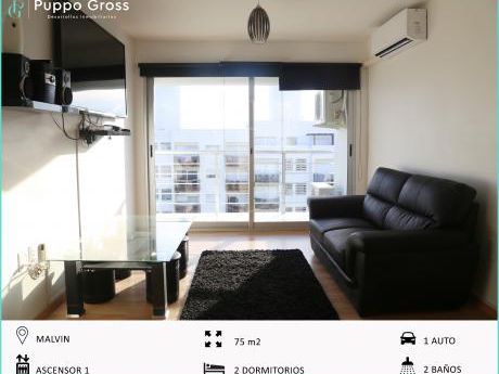 Vende Amplio Apto 2 Dormitorios, 2 Baños Y Garaje
