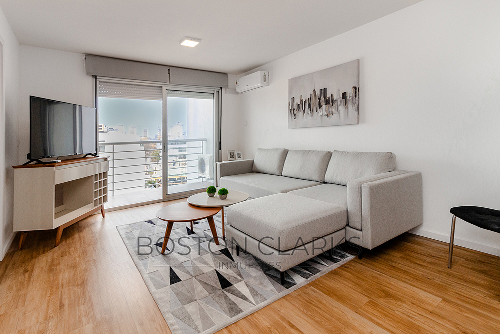 Apartamento En Alquiler En Pocitos De 1 Dormitorio Con Garaje · Foto 2