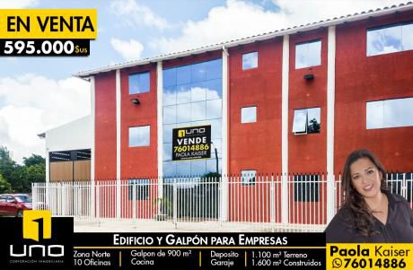 Edificio De Oficinas Con Galpón Zona Norte