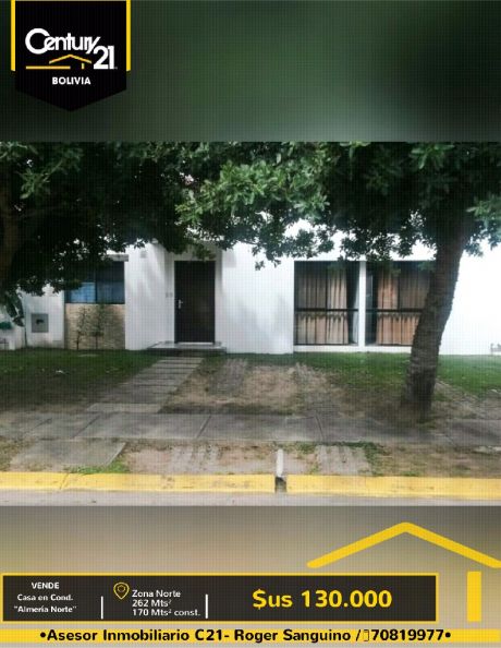 Vendo Casa En Condominio "almería Norte"