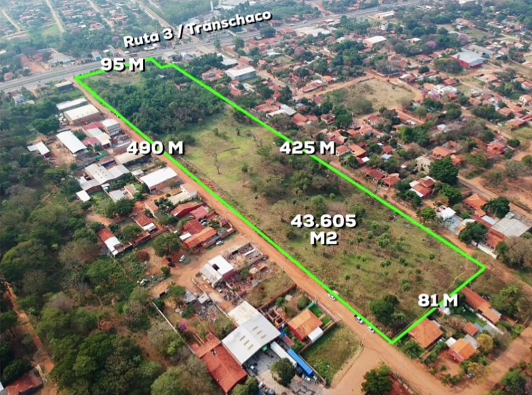 Vendo Terreno s/ Ruta Transchaco limpio — foto 2