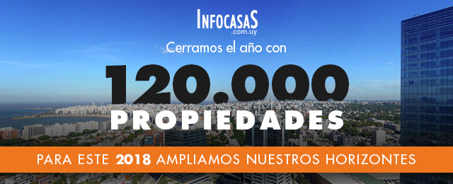 Pasando raya al 2017: lo que InfoCasas logró este año