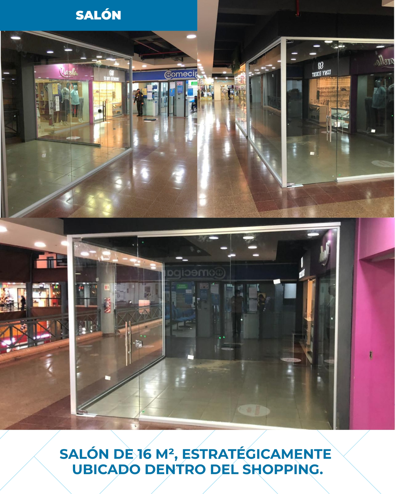 Salón comercial estratégico en Shopping sobre Eusebio Ayala — Foto 3