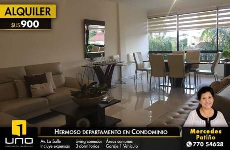 Departamento Amoblado En Alquiler