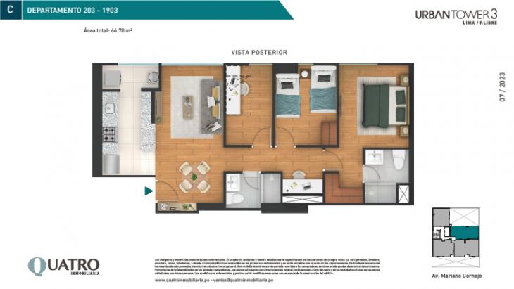 Departamento en venta en Pueblo Libre