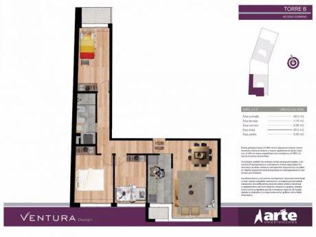 Excelente UbicaciÓn! 3 Dorm, 81m2! Terrazas.