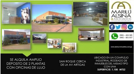 Se Alquila Amplio Tinglado Con Oficinas