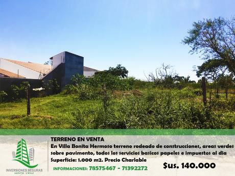 Terreno En Venta En Villa Bonita