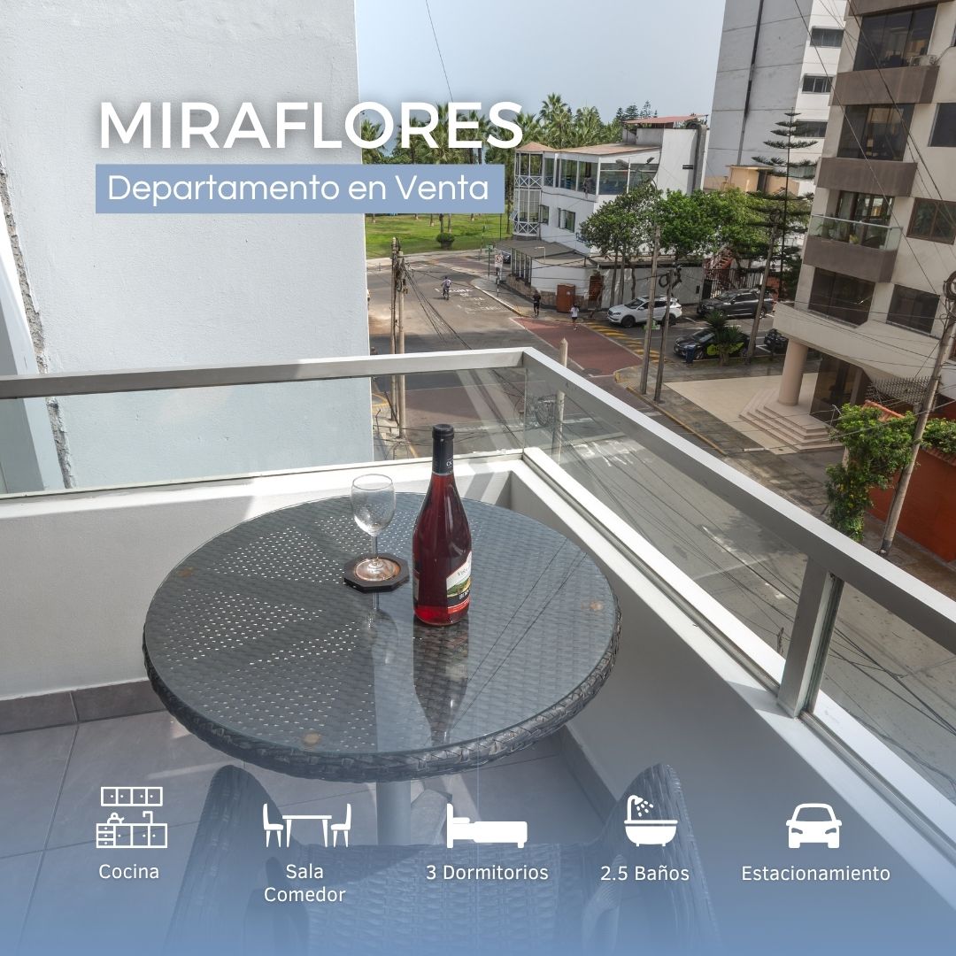 Departamento en venta en Miraflores