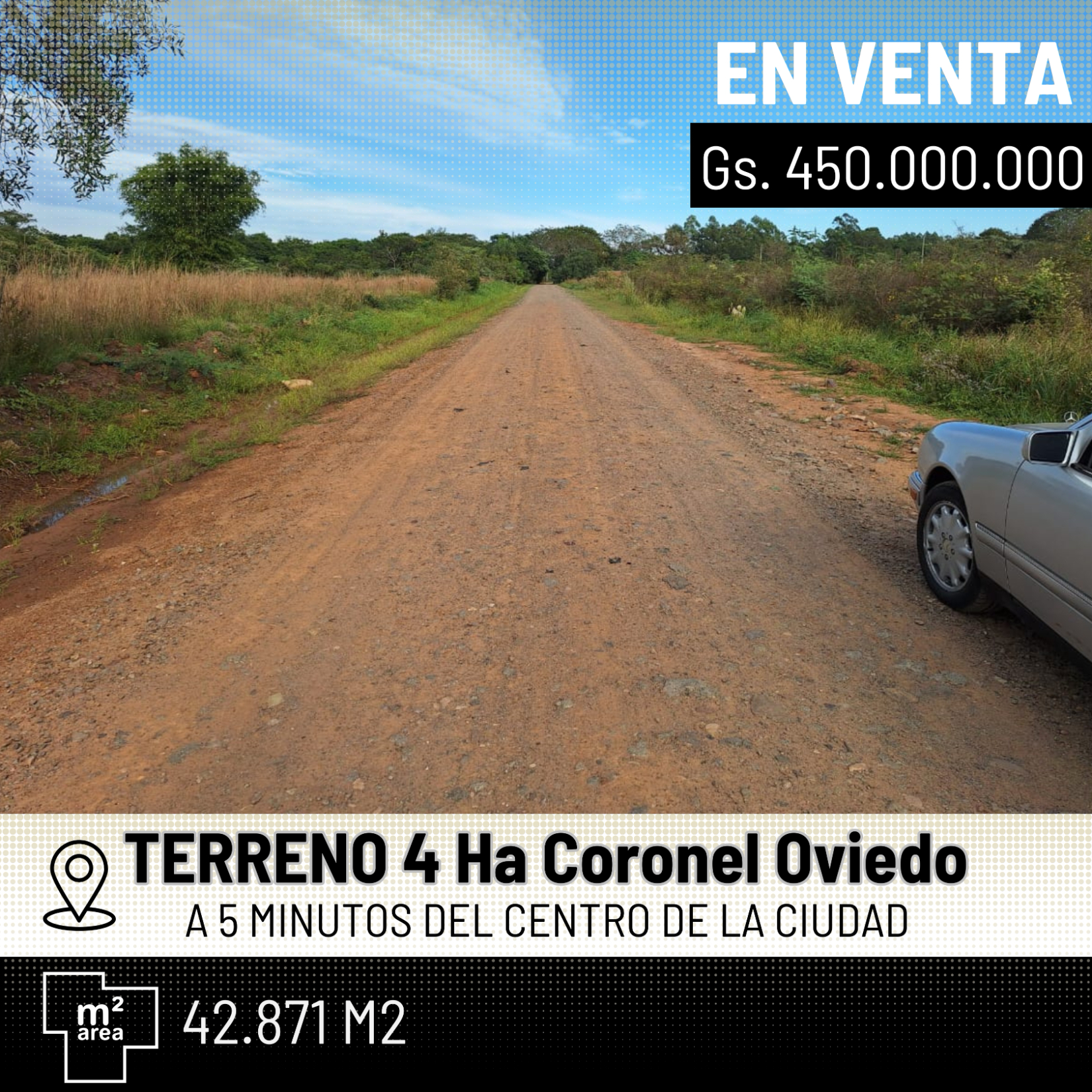 Terreno de 4,2 Hectáreas en Coronel Oviedo — foto 2
