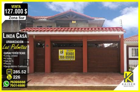 Linda Casa Con Piscina Y 4 Suites