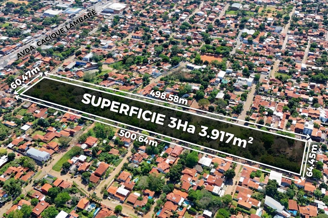 EN VENTA LOTE DE 33.917m². EN LAMBARÉ - CENTRAL — foto 3