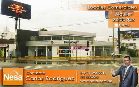 En Alquiler Locales Comerciales - Av. Banzer