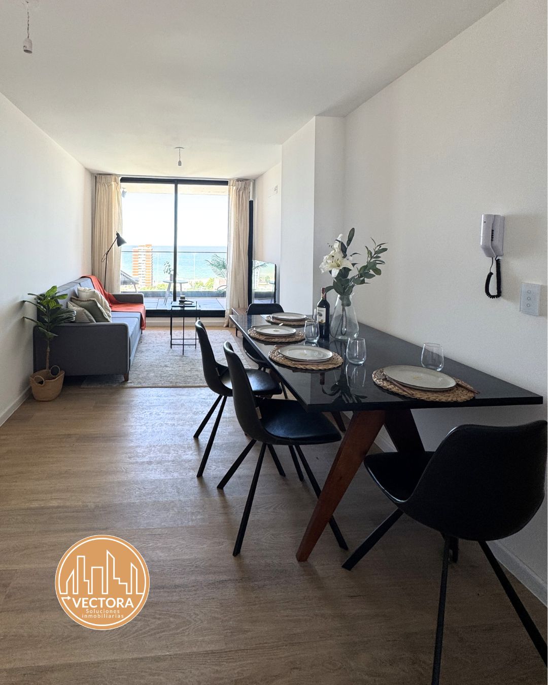 VENDE APRATAMENTO DE 2 DORMITORIOS A ESTRENAR CON VISTA AL MAR EN CENTRO