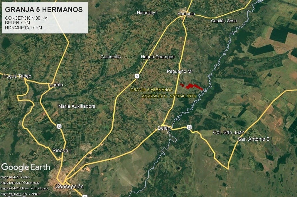 Terreno Rural  157 Ha. - Belén Concepción — foto 2