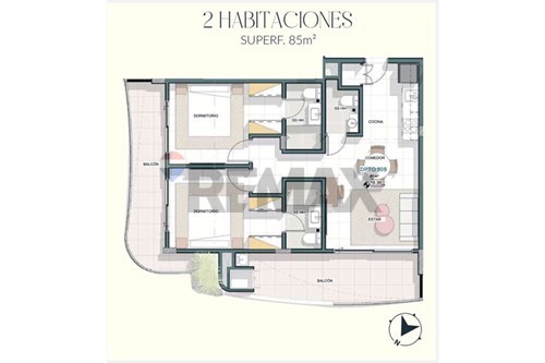Departamento-Venta-PY Asunción Las Lomas (Carmelitas) 001527 Calle Federación… — foto 2