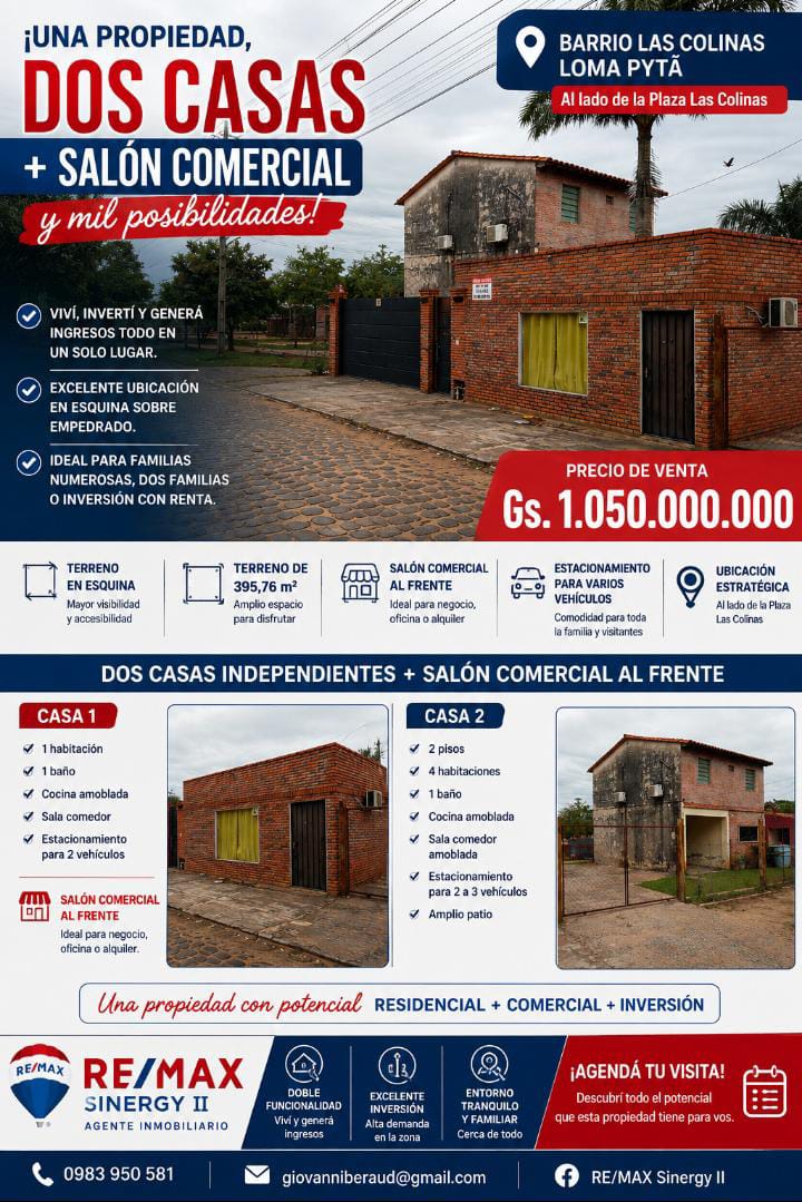 Casa en venta en Loma Pytá